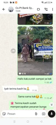 Testimonial Papan Bunga cikamunding