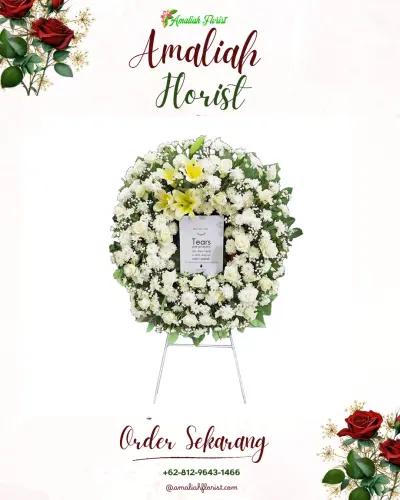 Krans Bunga Duka Cita cikamunding